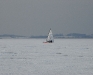 En DN'er i fuld fart - Arresøen d. 23/1 2010